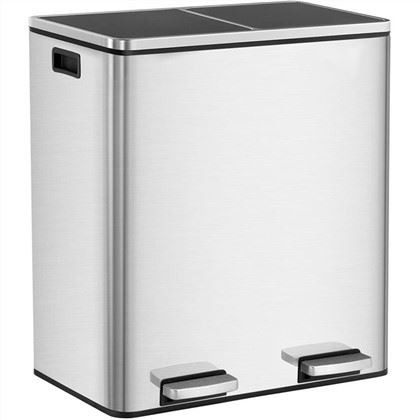 Odpadkový kôš z nehrdzavejúcej ocele odolný voči odtlačkom prstov
